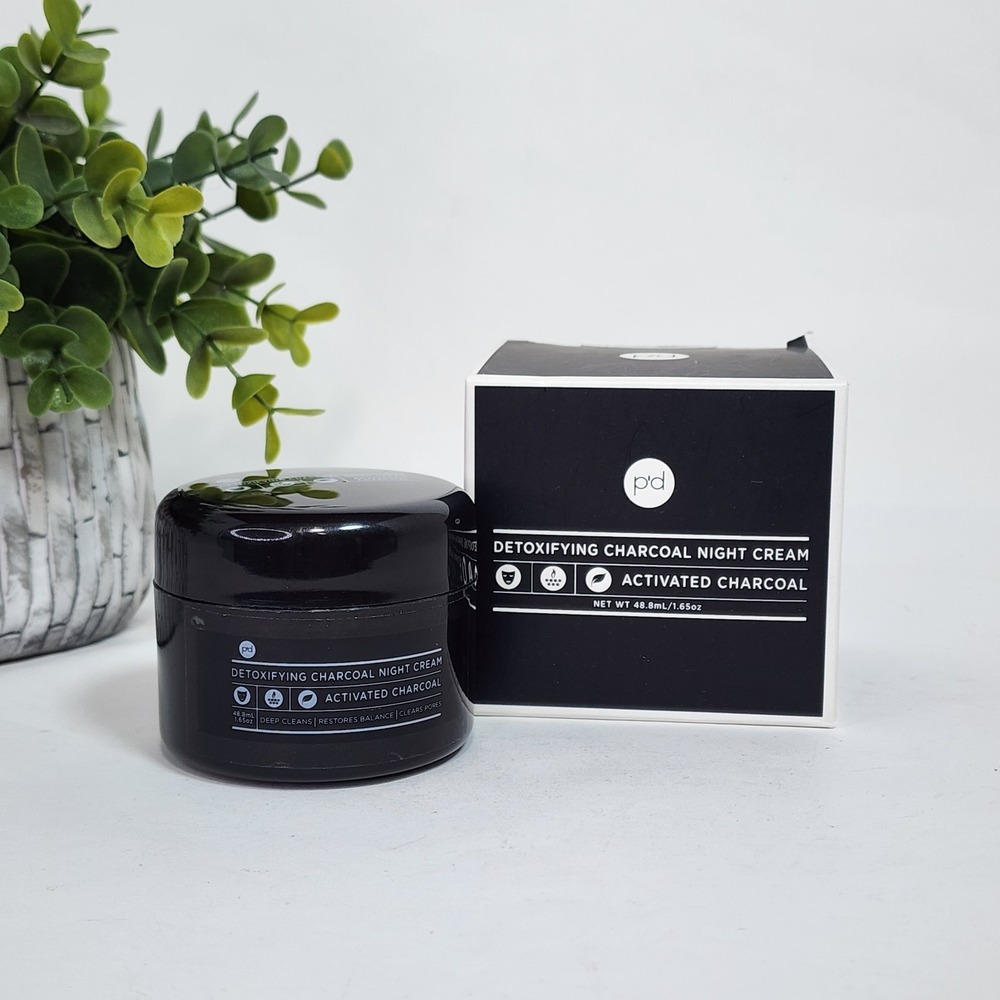 Polish'd Detoxifying Charcoal Night Cream 1.65 oz Activated Charcoal
